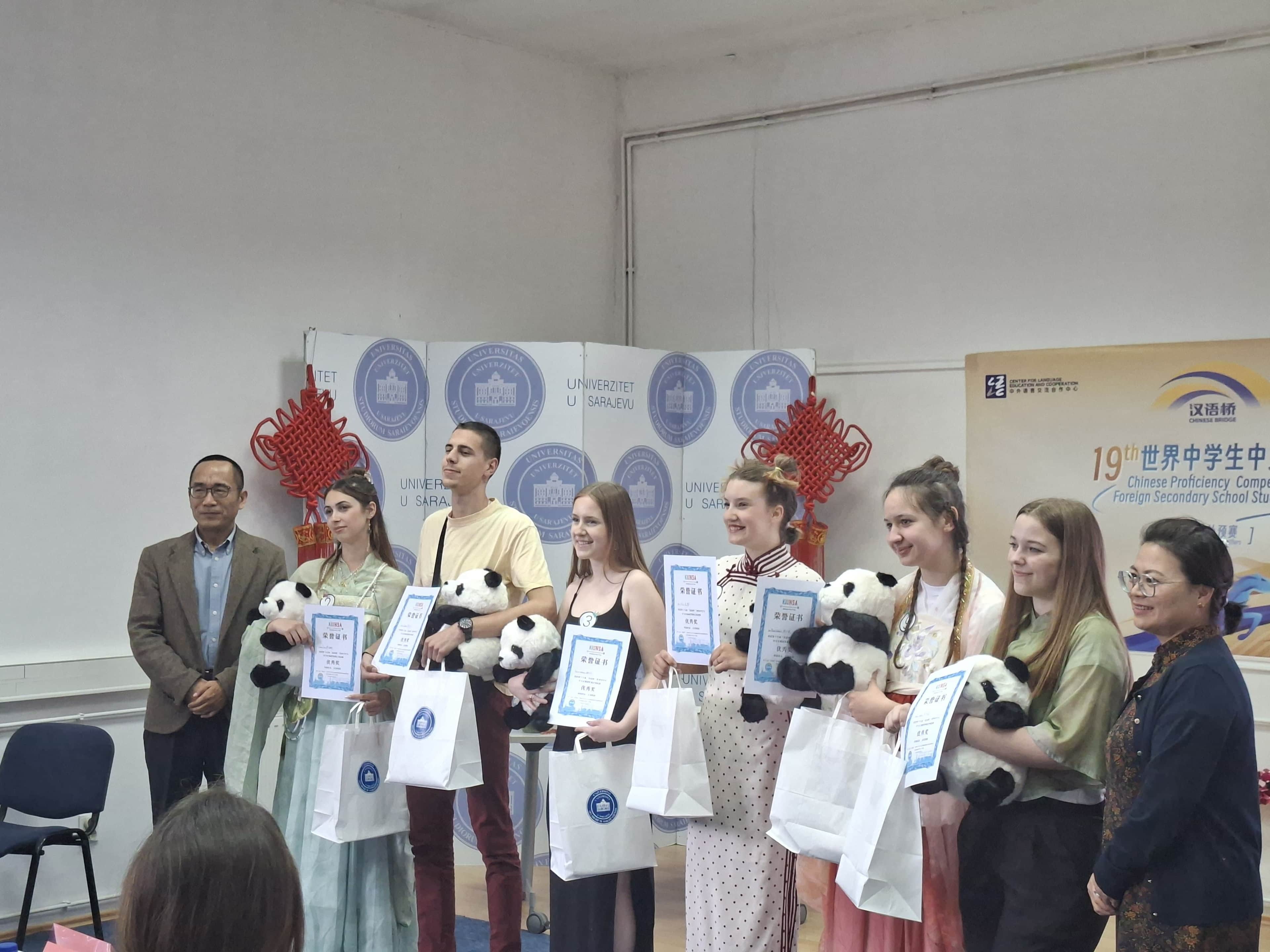 Prvo mjesto za učenika Treće gimnazije na državnom takmičenju iz kineskog jezika!