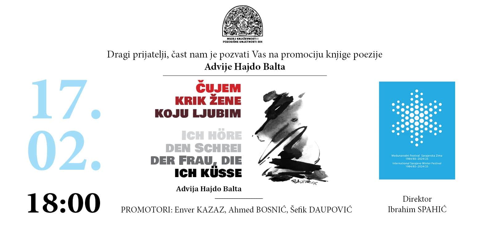 „Čujem krik žene koju ljubim“ - „Ich höre den Schrei der Frau, die ich liebe“ | Treća gimnazija Sarajevo